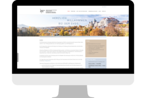 Monitor mit der Homepage von der Schweizerischen Vereinigung diplomierter Steuerexperten